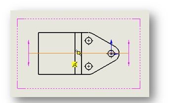 Section Line Example - Horizontal