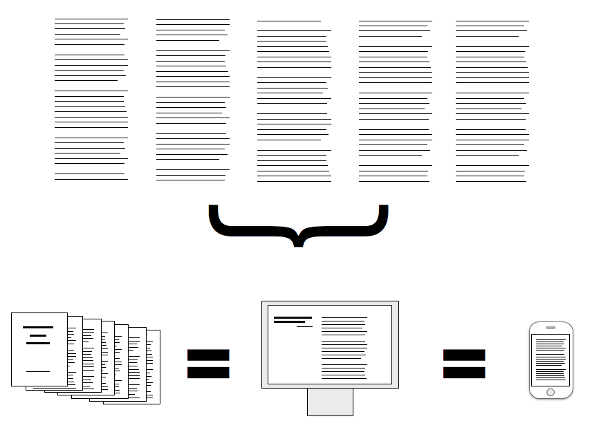 FORMLESS CONTENT - retaining meaning in any container