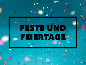 Sign: Feste und Feiertage